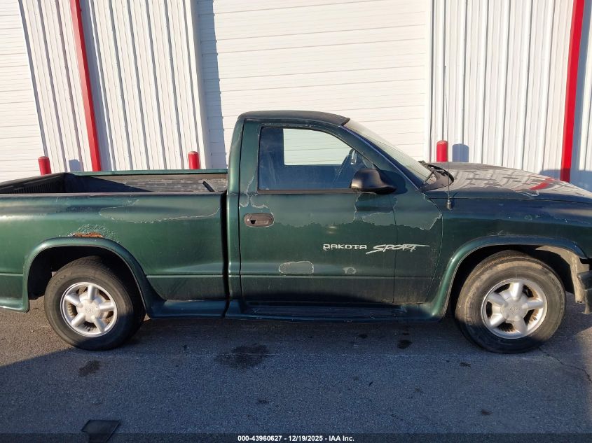 1999 Dodge Dakota Slt/Sport VIN: 1B7FL26X7XS264400 Lot: 43960627