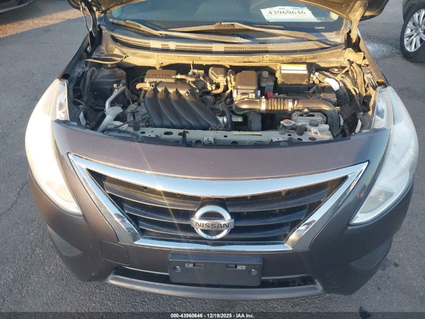 2015 Nissan Versa 1.6 S/1.6 S+/1.6 Sl/1.6 Sv VIN: 3N1CN7AP8FL825415 Lot: 43960646