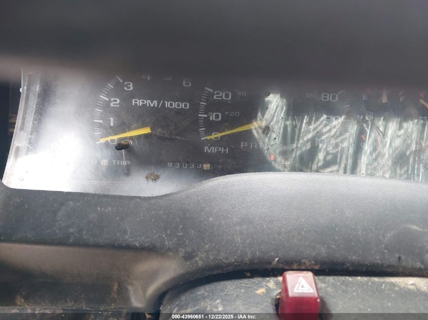 1997 Chevrolet C1500 Fleetside VIN: 1GCEC19R2VE239290 Lot: 43960651