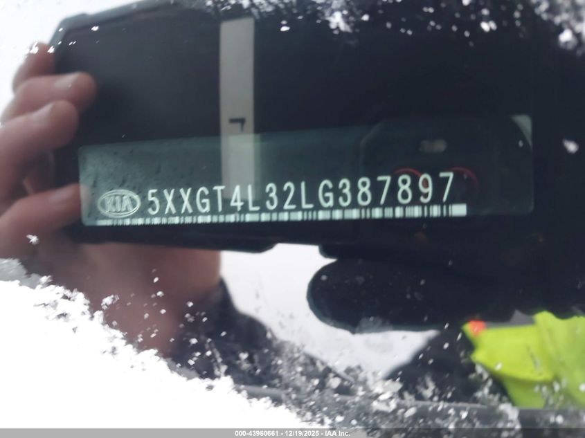 2020 Kia Optima Lx VIN: 5XXGT4L32LG387897 Lot: 43960661