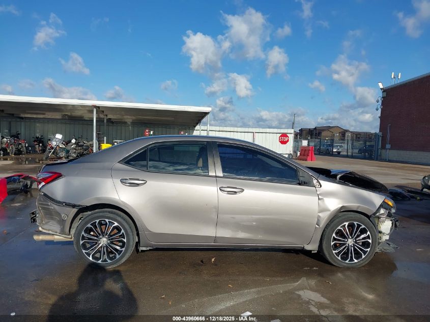 2015 Toyota Corolla Le VIN: 5YFBURHEXFP278842 Lot: 43960666