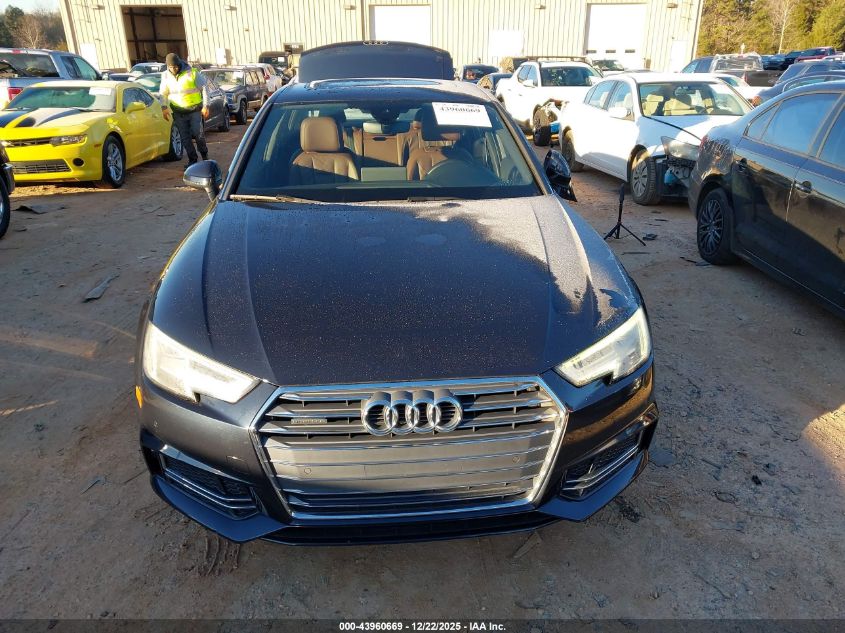 2017 Audi A4 2.0T Premium VIN: WAUENAF42HA140559 Lot: 43960669