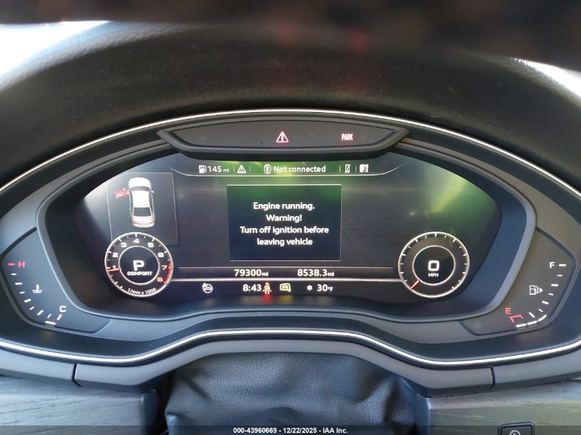 2017 Audi A4 2.0T Premium VIN: WAUENAF42HA140559 Lot: 43960669