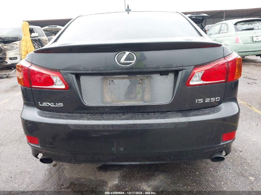 2009 Lexus Is 250 VIN: JTHBK262792086981 Lot: 43960684