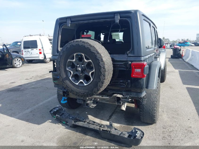 2022 Jeep Wrangler 4Xe Unlimited Rubicon 4X4 VIN: 1C4JJXR62NW101689 Lot: 43960690