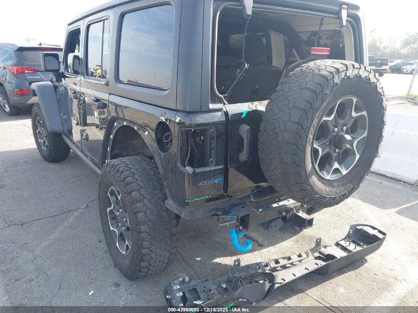 2022 Jeep Wrangler 4Xe Unlimited Rubicon 4X4 VIN: 1C4JJXR62NW101689 Lot: 43960690