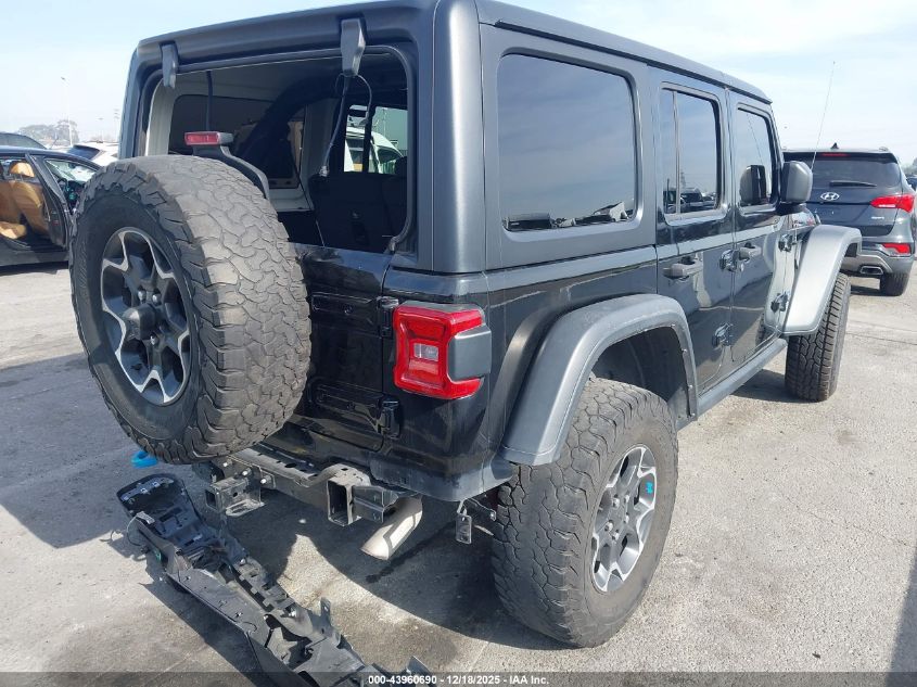 2022 Jeep Wrangler 4Xe Unlimited Rubicon 4X4 VIN: 1C4JJXR62NW101689 Lot: 43960690