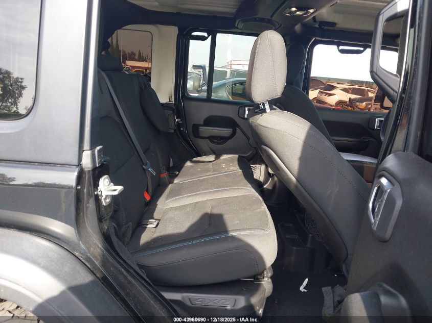 2022 Jeep Wrangler 4Xe Unlimited Rubicon 4X4 VIN: 1C4JJXR62NW101689 Lot: 43960690