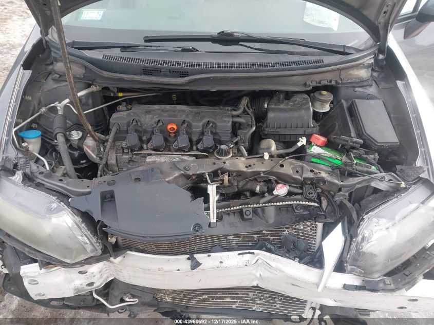 2013 Honda Civic Lx VIN: 19XFB2F59DE074730 Lot: 43960692