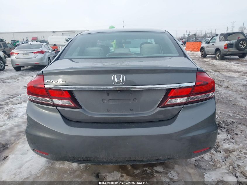 2013 Honda Civic Lx VIN: 19XFB2F59DE074730 Lot: 43960692