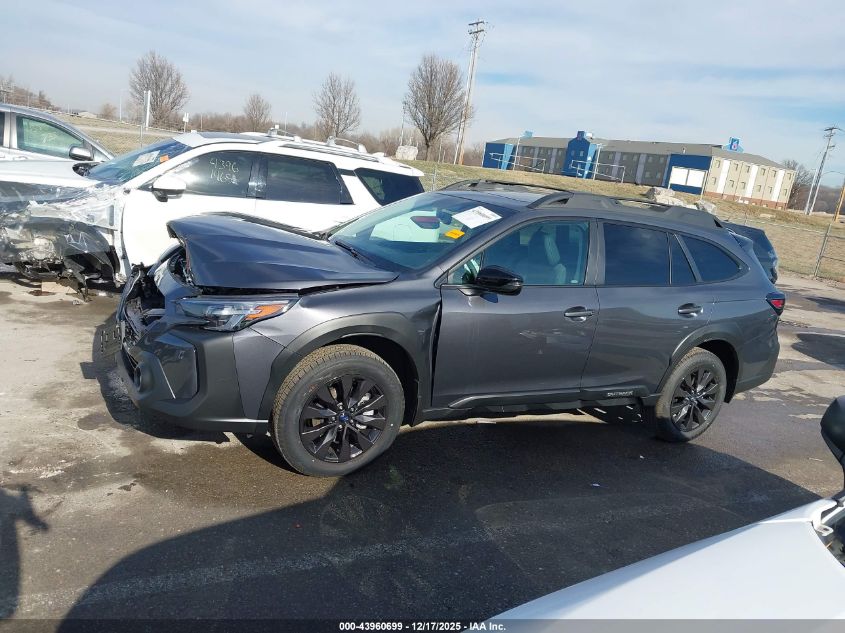 2025 Subaru Outback Onyx Edition VIN: 4S4BTALC5S3325834 Lot: 43960699