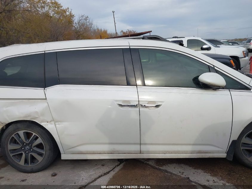 2014 Honda Odyssey Touring/Touring Elite VIN: 5FNRL5H96EB121753 Lot: 43960706