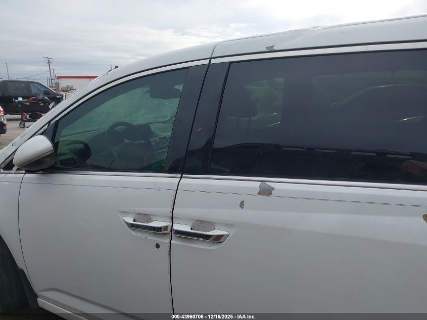 2014 Honda Odyssey Touring/Touring Elite VIN: 5FNRL5H96EB121753 Lot: 43960706