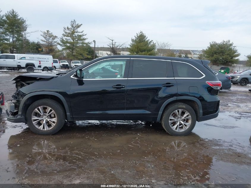 2014 Toyota Highlander Le Plus V6 VIN: 5TDZKRFH2ES018801 Lot: 43960722