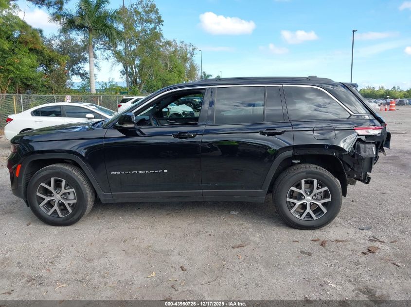 2025 Jeep Grand Cherokee Limited 4X2 VIN: 1C4RJGBG4SC324920 Lot: 43960726