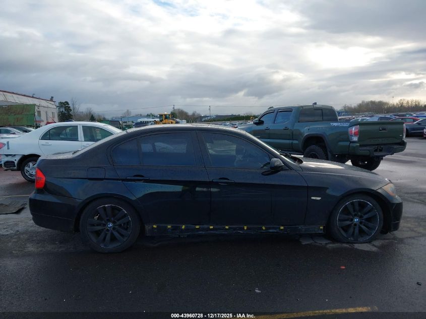 2008 BMW 328I VIN: WBAVA37598NL48512 Lot: 43960728