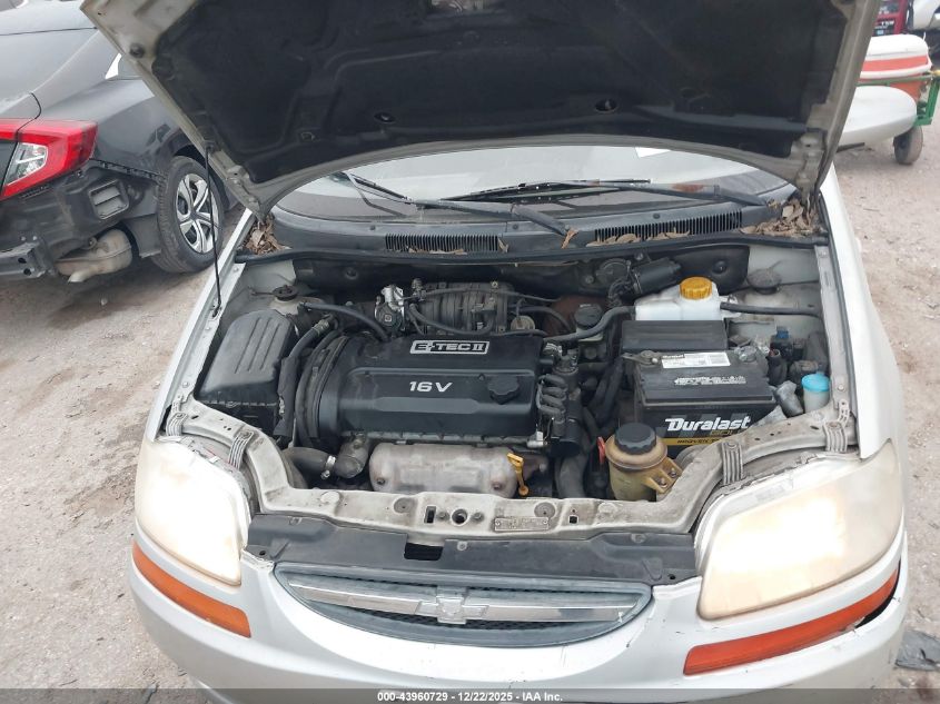 2005 Chevrolet Aveo Ls VIN: KL1TD62615B477626 Lot: 43960729