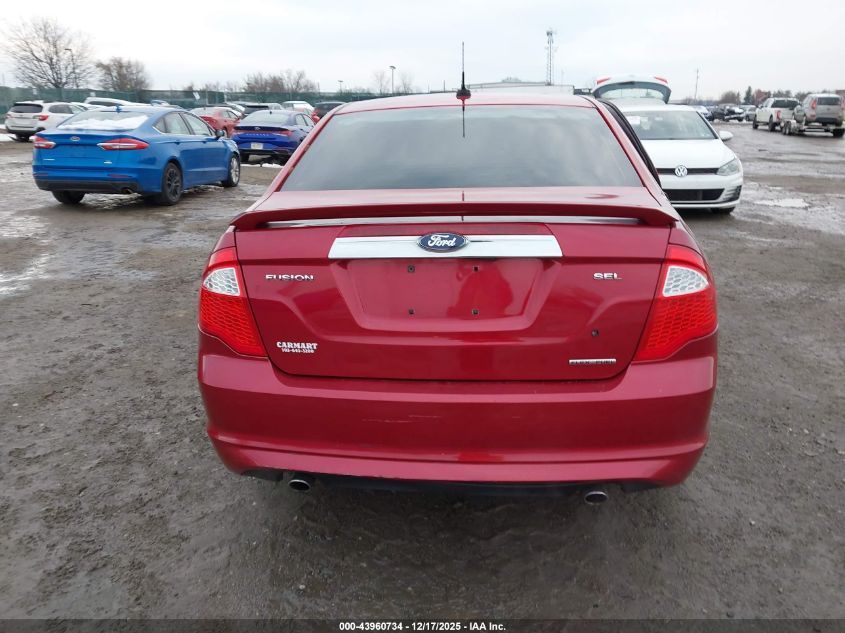 2012 Ford Fusion Sel VIN: 3FAHP0JG2CR148042 Lot: 43960734