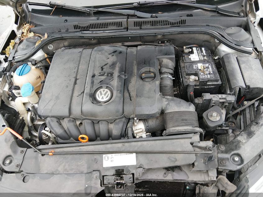 2011 Volkswagen Jetta 2.5L Se VIN: 3VWDZ7AJ1BM377814 Lot: 43960737