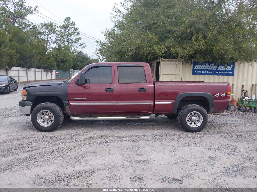 2002 GMC Sierra 2500Hd Sle VIN: 1GTHK23U22F248936 Lot: 43960752