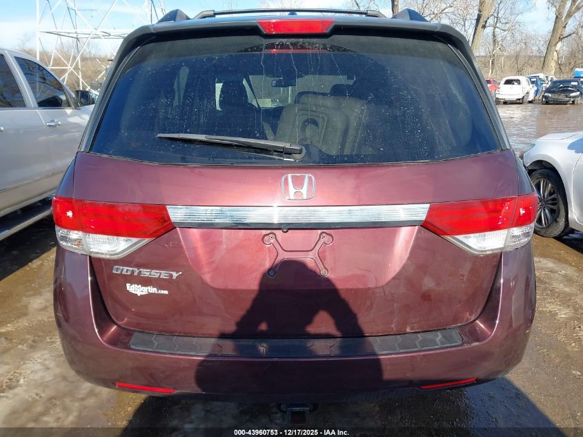 2015 Honda Odyssey Ex-L VIN: 5FNRL5H69FB094183 Lot: 43960753