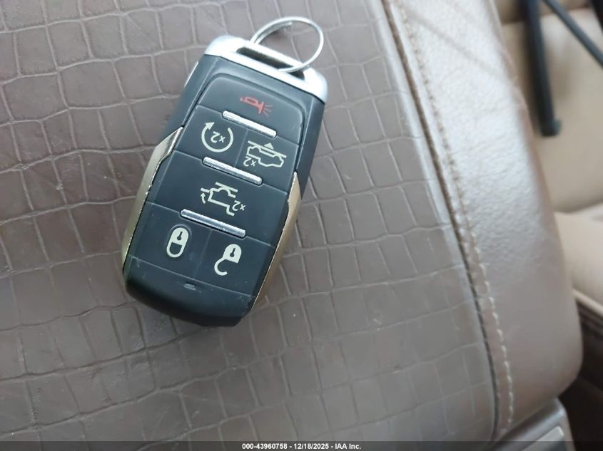 2019 Ram 1500 Longhorn 4X4 5'7 Box VIN: 1C6SRFKT8KN563397 Lot: 43960758