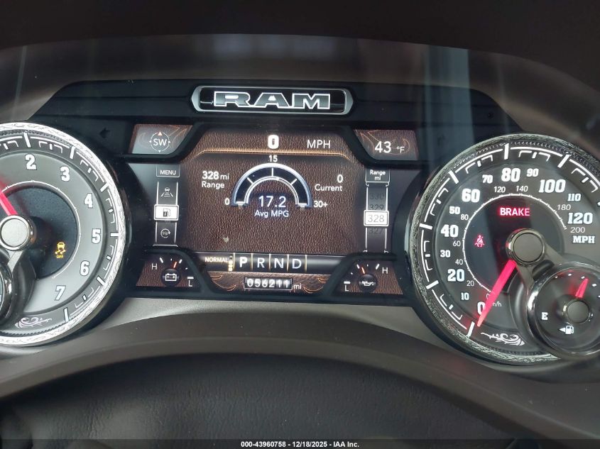 2019 Ram 1500 Longhorn 4X4 5'7 Box VIN: 1C6SRFKT8KN563397 Lot: 43960758