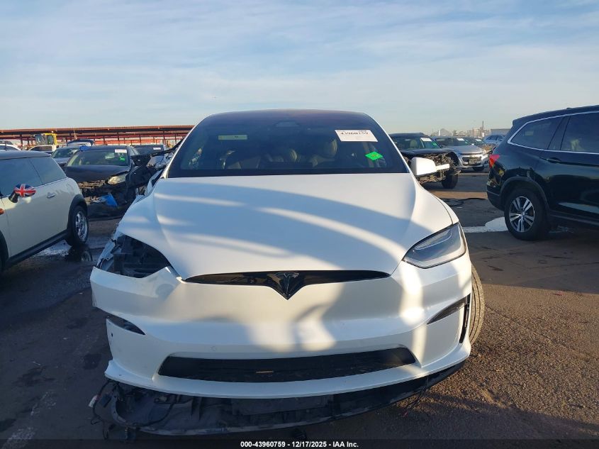 2022 Tesla Model X Dual Motor All-Wheel Drive/Plaid Tri Motor All-Wheel Drive VIN: 7SAXCDE54NF344069 Lot: 43960759
