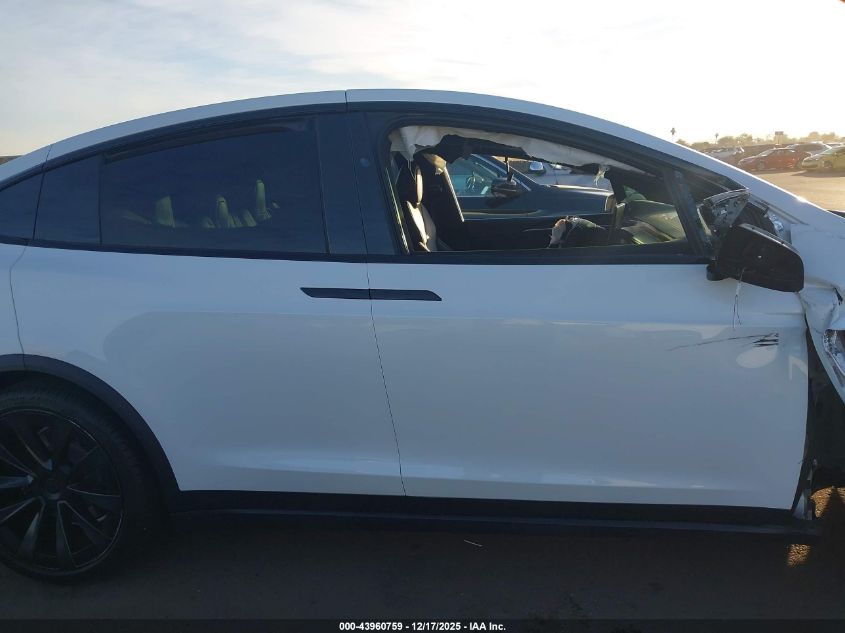 2022 Tesla Model X Dual Motor All-Wheel Drive/Plaid Tri Motor All-Wheel Drive VIN: 7SAXCDE54NF344069 Lot: 43960759