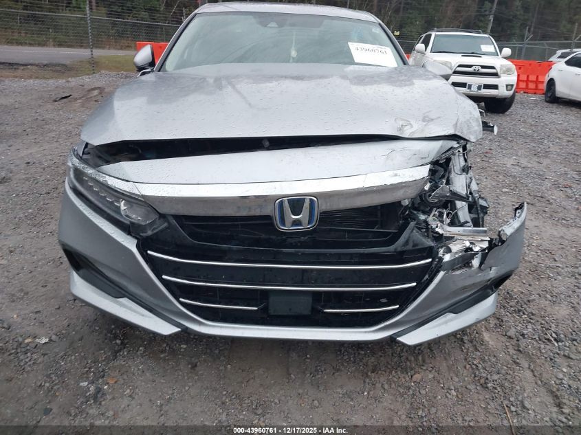 2022 Honda Accord Hybrid VIN: 1HGCV3F12NA009642 Lot: 43960761