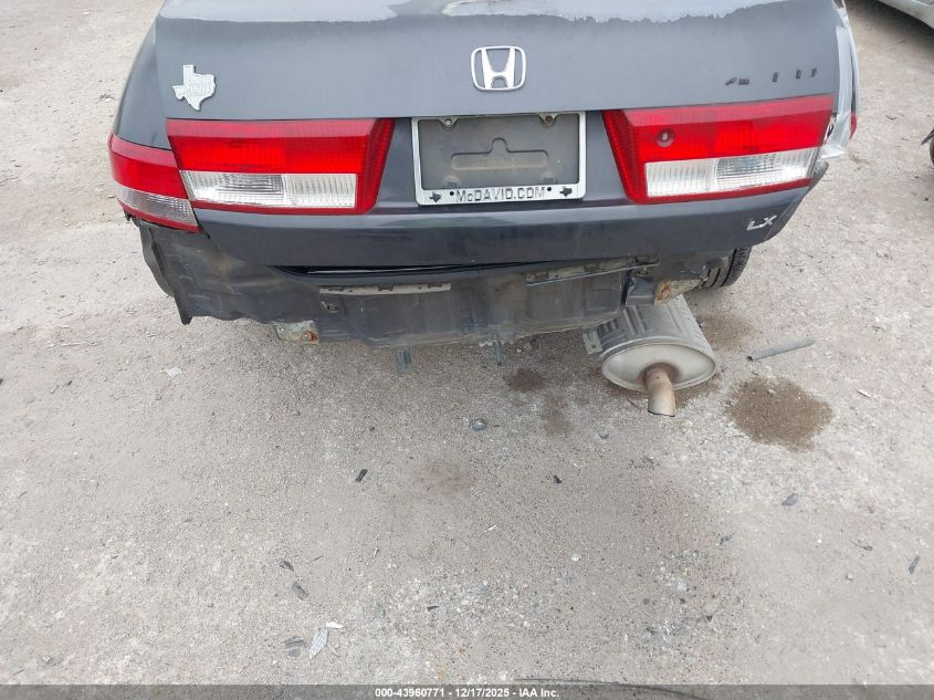 2003 Honda Accord 2.4 Lx VIN: 3HGCM56383G706408 Lot: 43960771