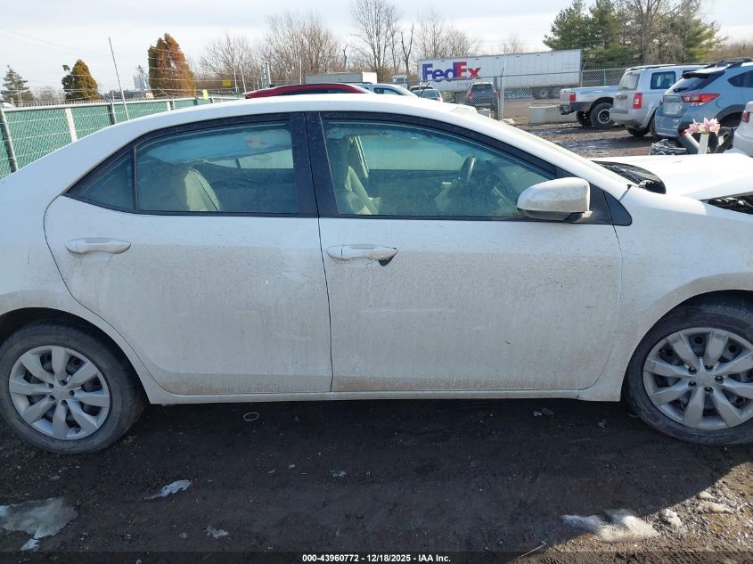 2016 Toyota Corolla Le VIN: 2T1BURHE3GC623081 Lot: 43960772