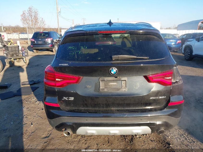 2018 BMW X3 xDrive30I VIN: 5UXTR9C50JLD72342 Lot: 43960774