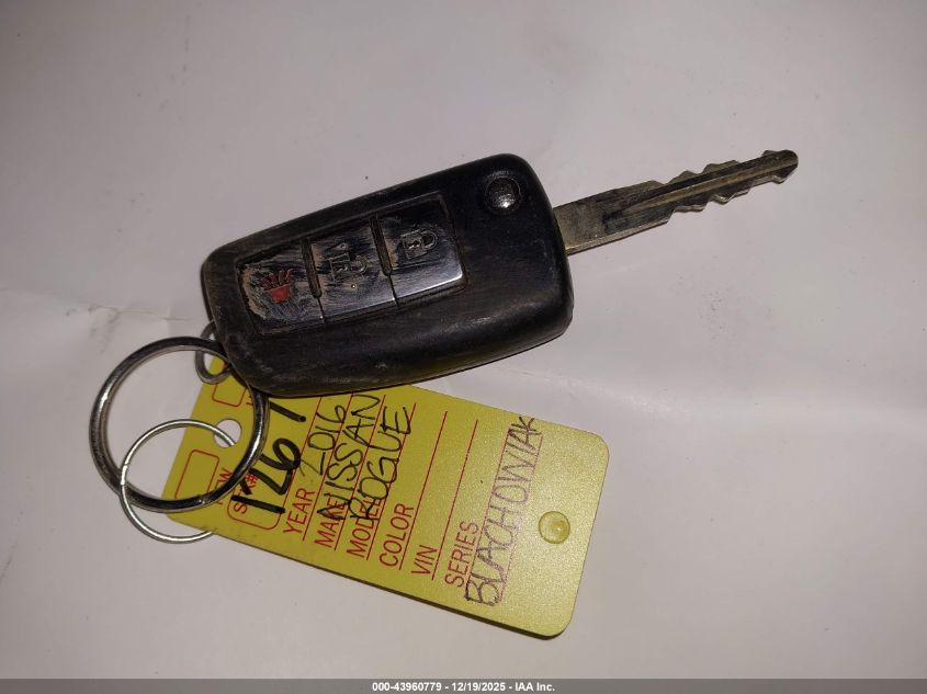 2016 Nissan Rogue S VIN: 5N1AT2MT4GC848088 Lot: 43960779