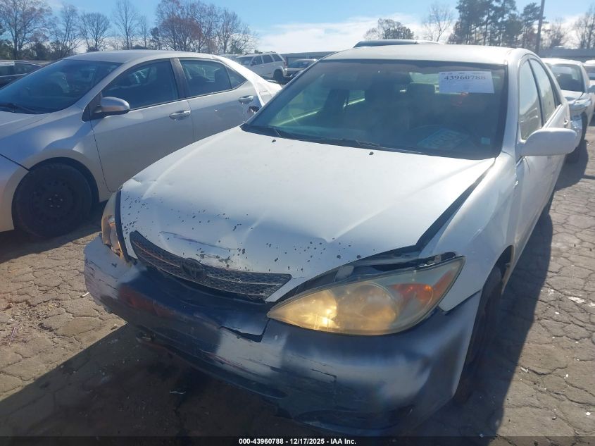 2003 Toyota Camry Le VIN: 4T1BE32K13U160178 Lot: 43960788