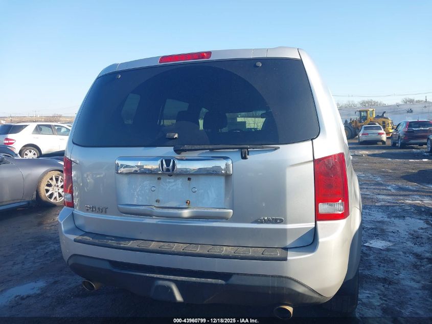 2013 Honda Pilot Ex-L VIN: 5FNYF4H54DB084534 Lot: 43960799