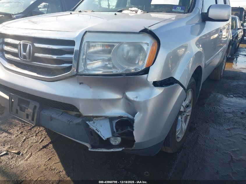 2013 Honda Pilot Ex-L VIN: 5FNYF4H54DB084534 Lot: 43960799