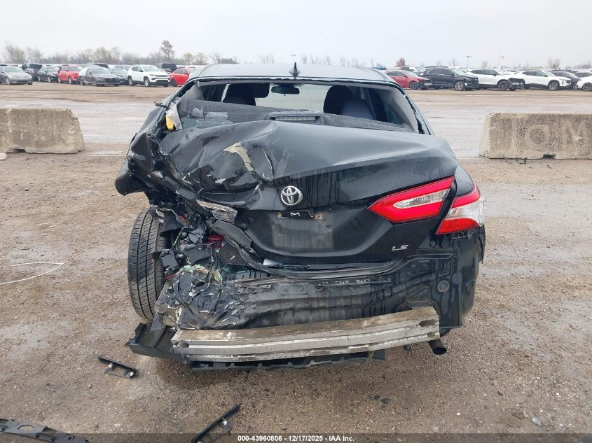 2019 Toyota Camry Le VIN: 4T1B11HK5KU166104 Lot: 43960806