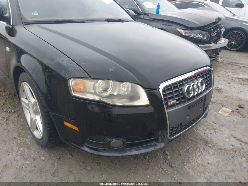 2008 Audi A4 2.0T VIN: WAUAF78E28A069710 Lot: 43960809