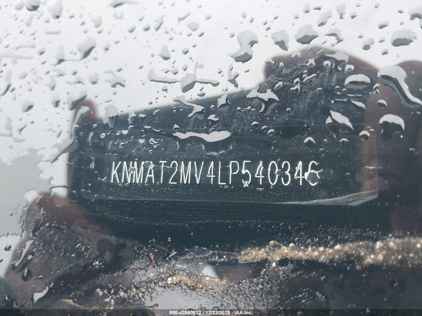 VIN KNMAT2MV4LP540346 2020 NISSAN ROGUE SV INTELLIGENT AWD