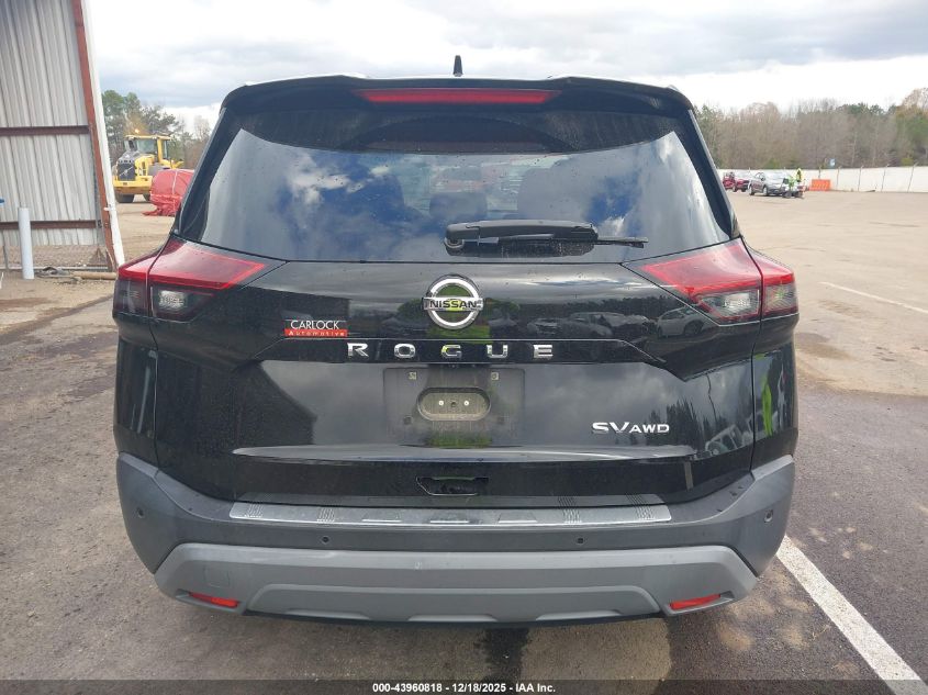 2021 Nissan Rogue Sv Intelligent Awd VIN: 5N1AT3BB2MC695626 Lot: 43960818