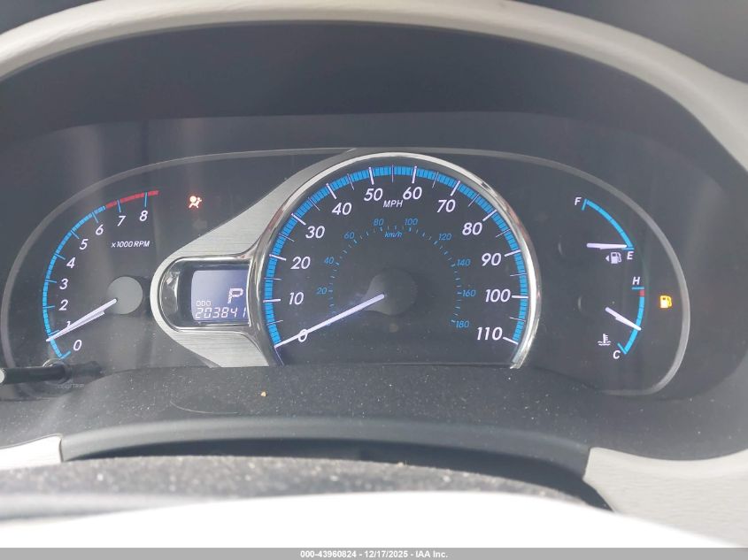 2012 Toyota Sienna Xle 7 Passenger VIN: 5TDDK3DC7CS047092 Lot: 43960824