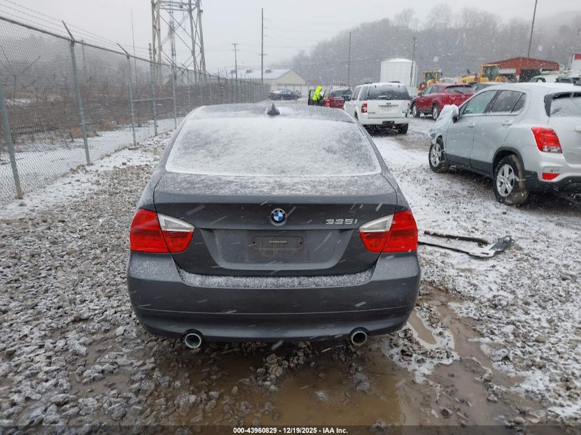 2007 BMW 335I VIN: WBAVB73537VF49933 Lot: 43960829