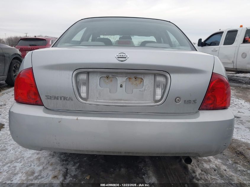 2006 Nissan Sentra 1.8S VIN: 3N1CB51A86L541873 Lot: 43960830