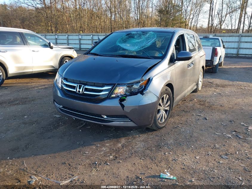 2014 Honda Odyssey Ex VIN: 5FNRL5H44EB036592 Lot: 43960831