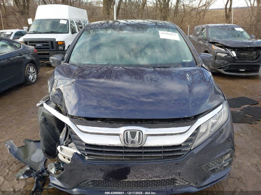 2019 Honda Odyssey Ex-L VIN: 5FNRL6H71KB082697 Lot: 43960851