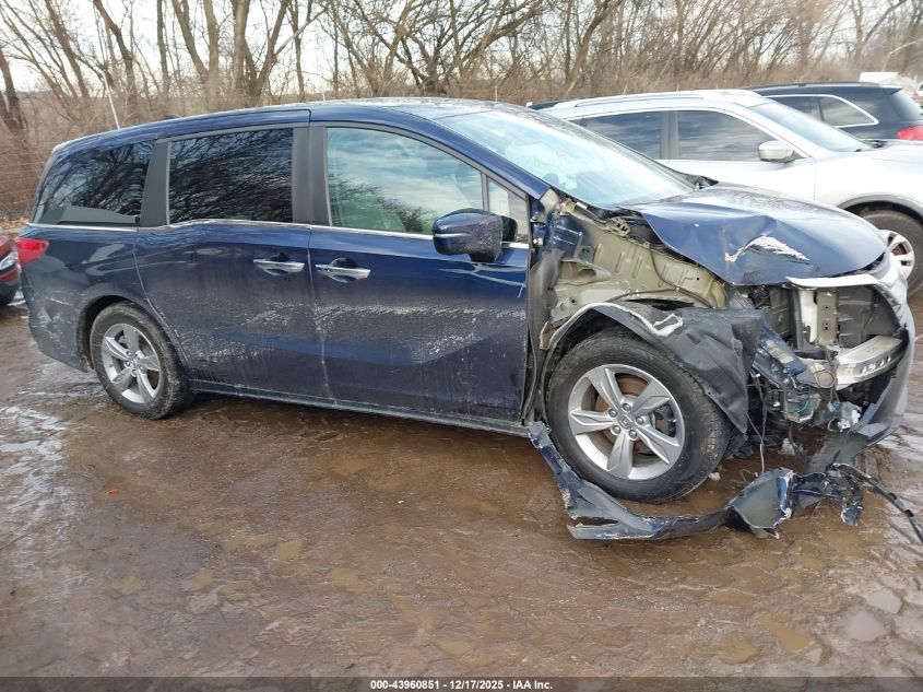2019 Honda Odyssey Ex-L VIN: 5FNRL6H71KB082697 Lot: 43960851