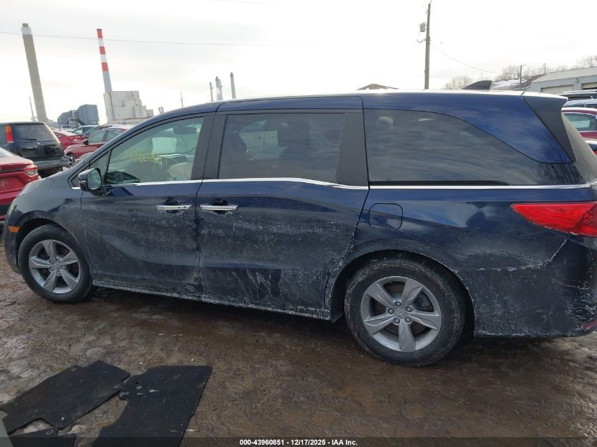2019 Honda Odyssey Ex-L VIN: 5FNRL6H71KB082697 Lot: 43960851