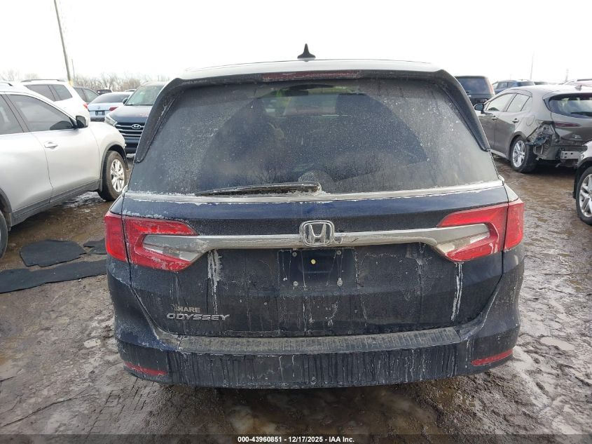 2019 Honda Odyssey Ex-L VIN: 5FNRL6H71KB082697 Lot: 43960851