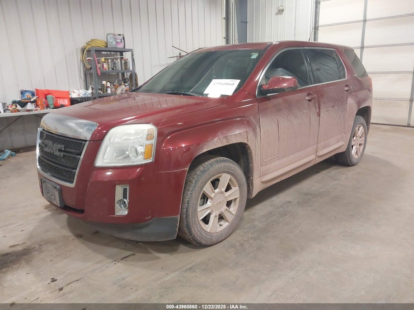 2012 Gmc Terrain 2.4 Sle-1 red Lot 111043960860 Vin 2GKALMEK9C6255906